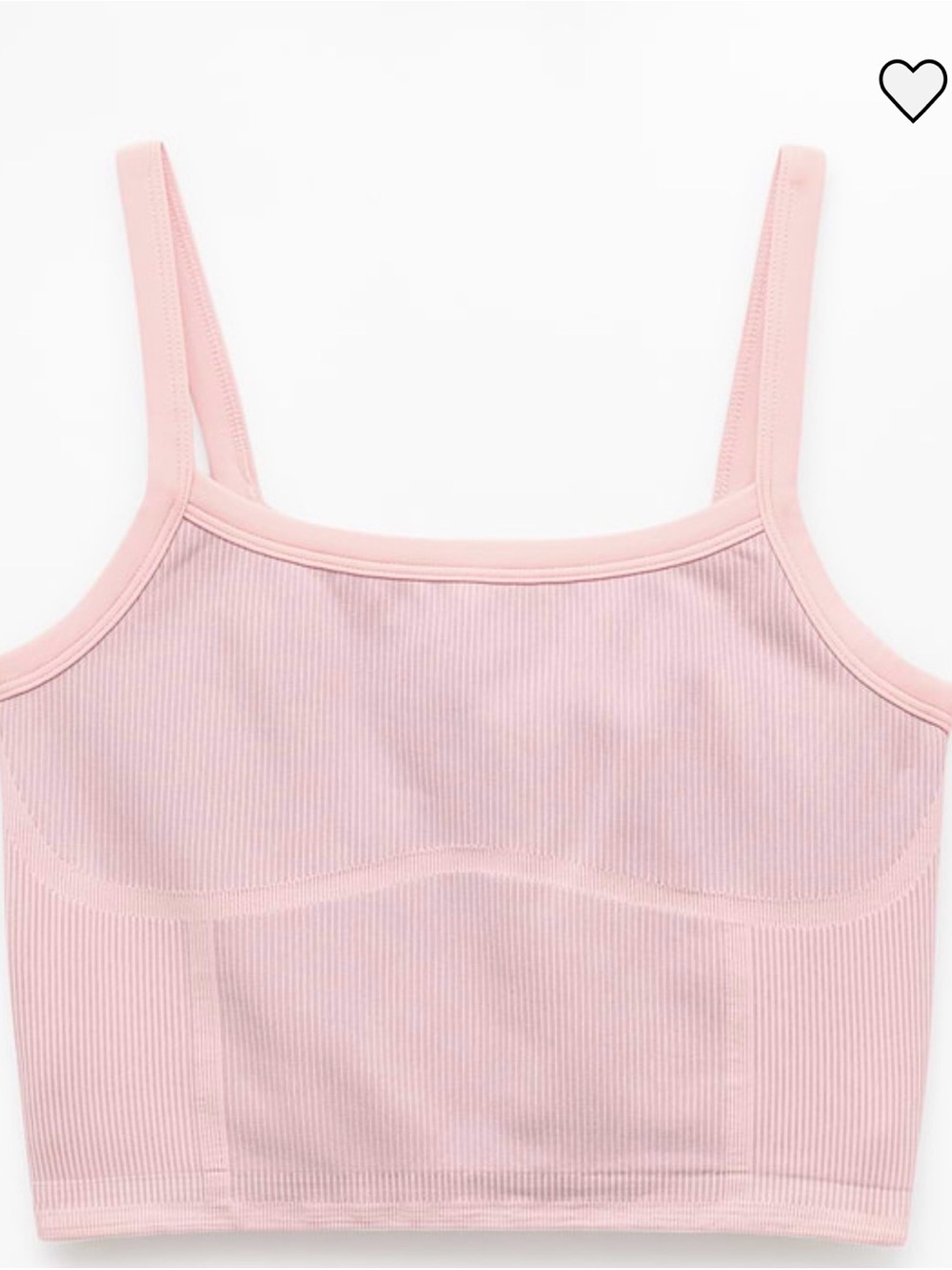 Athleta recharge seamless thin strap tank pink small